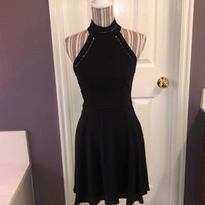 B. Darlin Black Halter Dress BNWT Retail $65